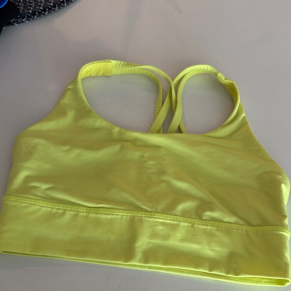 lululemon athletica Yellow Sports Bra - size 8